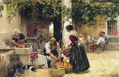 Orange Seller Joaquin Sorolla